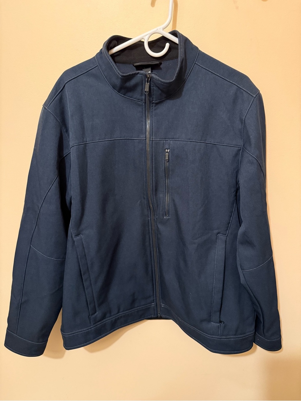 Kirkland Signature Men's Dark Navy Full-Zip Jacket